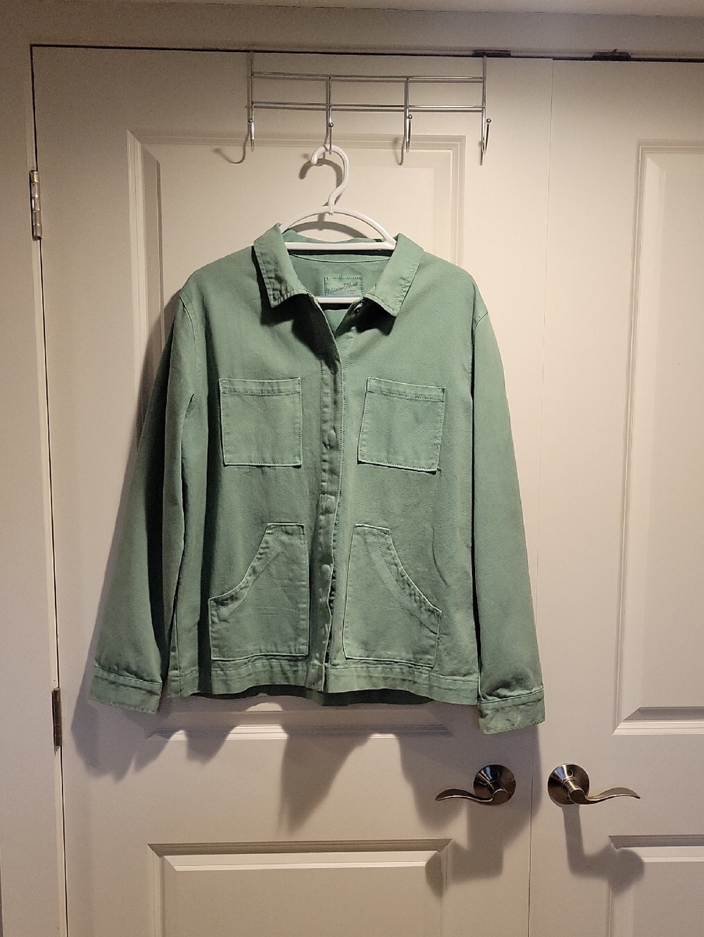 Women’s Casual Mint Green Jean Jacket
